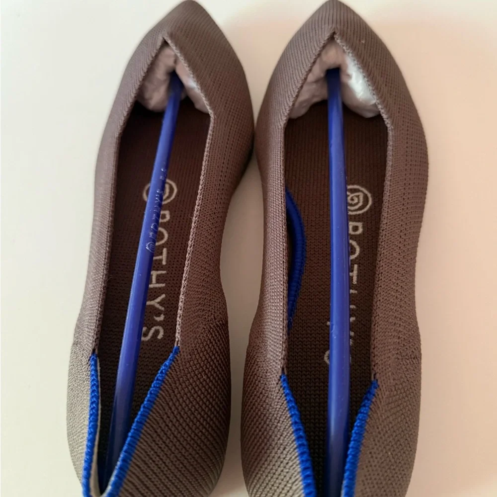 Rothy's The Point Mink Knit Flats Women’s 5.5